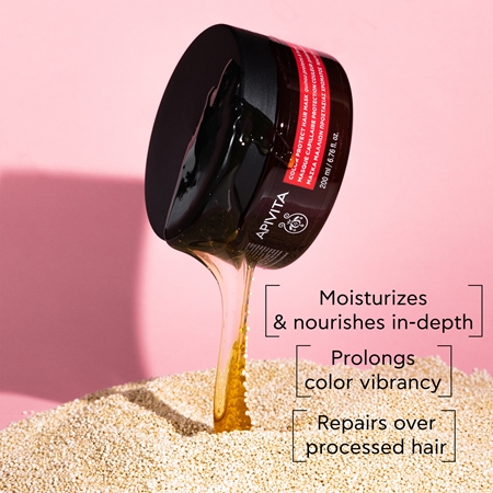 Apivita Color Seal Color Protect Hair Mask Maske für die Haare zum Schutz der Farbe