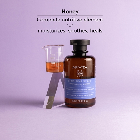 Apivita Sensitive Scalp Shampoo σαμπουάν για ευαίσθητο και ερεθισμένο δέρμα της κεφαλής