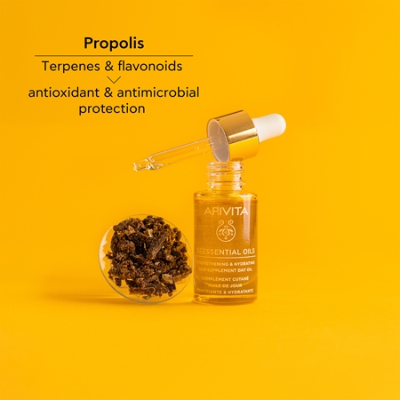Apivita Beessential Oils Strengthening & Hydrating Day Oil posvetlitveno dnevno olje za intenzivno hidracijo