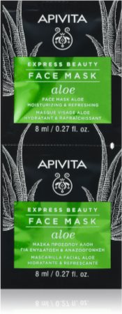 Apivita Express Beauty Aloe masque hydratant rafraîchissant visage