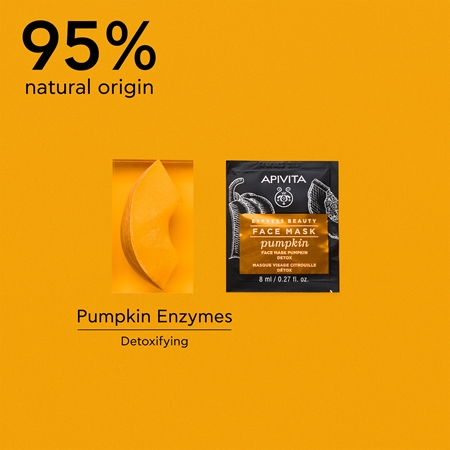 Apivita Express Beauty Detox Face Mask Pumpkin máscara detox facial