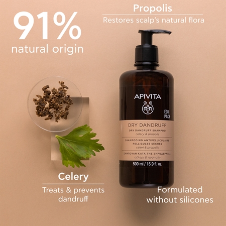 Apivita Dandruff Dry Dandruff Shampoo shampoing antipelliculaire