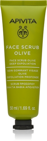 Apivita Face Scrub Olive exfoliating face cleanser