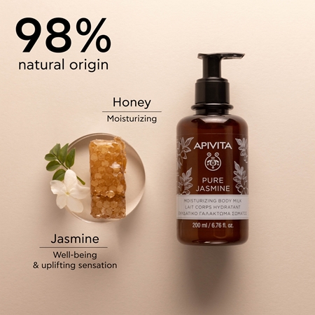 Apivita Pure Jasmine Body Milk nawilżające mleczko do ciała