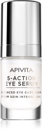Apivita 5-Action Eye Serum інтенсивна сироватка для шкріри навколо очей