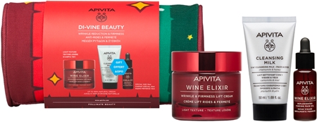 Apivita Wine Elixir Light Texture подаръчен комплект (против бръчки)