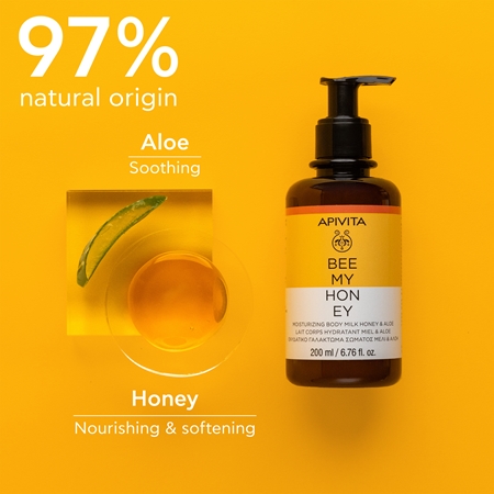 Apivita Bee My Honey Body Milk hydratační tělové mléko