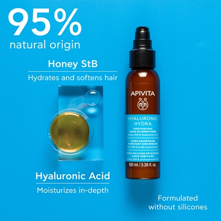Apivita Hyaluronic Hydra Leave In Conditioner balzam brez spiranja z vlažilnim učinkom
