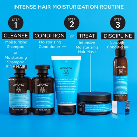 Apivita Hyaluronic Hydra Leave In Conditioner balzam brez spiranja z vlažilnim učinkom