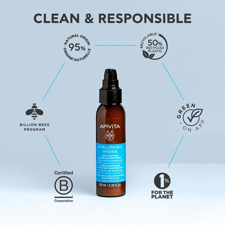 Apivita Hyaluronic Hydra Leave In Conditioner regenerator bez ispiranja s hidratantnim učinkom