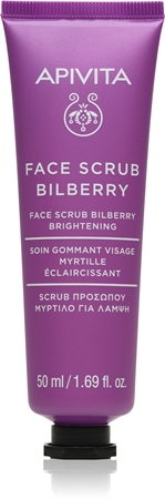 Apivita Face Scrub Bilberry peeling éclat