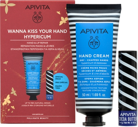 Apivita Hand Care Hypericum & Beeswax Geschenkset (für trockene Haut)