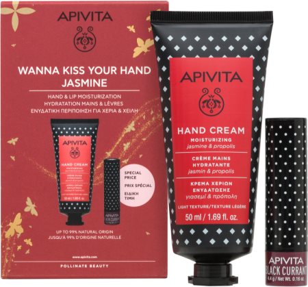 Apivita Hand Care Jasmine & Propolis подаръчен комплект (за подхранване и хидратация)