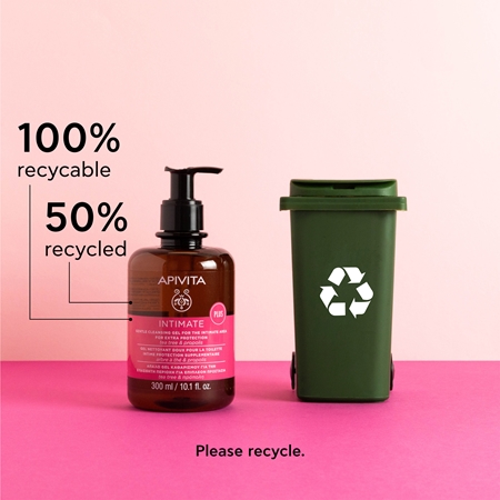 Apivita Intimate Plus Cleansing Gel jemný penivý umývací gél na intímnu hygienu