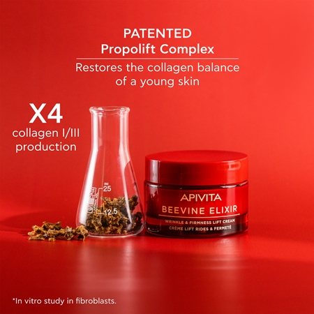 Apivita Beevine Elixir Collagen Reboot Ziemassvētku dāvanu komplekts ar nostiprinošu efektu