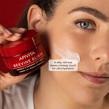 Apivita Beevine Elixir Cream Light liftingujący krem ujędrniający przeciw zmarszczkom