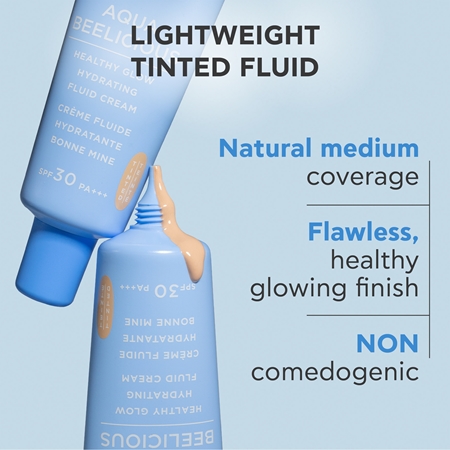 Apivita Aqua Beelicious Tinted Fluid SPF30 лек тониращ флуид за озаряване на лицето
