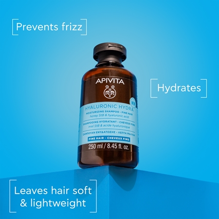 Apivita Hyaluronic Hydra Fine Hair Moisturizing Shampoo sampon hidratant pentru par fin