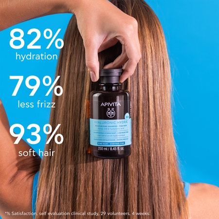Apivita Hyaluronic Hydra Fine Hair Moisturizing Shampoo sampon hidratant pentru par fin