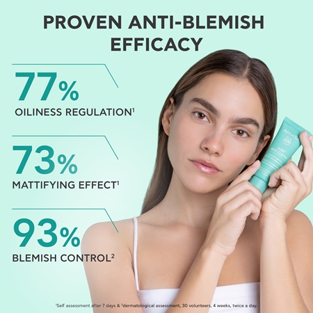 Apivita Just Bee Clear Blemish Control Moisturizer hydratačný krém na tvár s niacínamidom