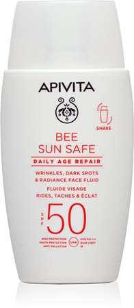 Apivita Bee Sun Safe Daily Age Repair Fluid SPF50 ochranný fluid proti vráskám SPF 50