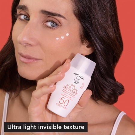 Apivita Bee Sun Safe Daily Age Repair Fluid SPF50 ochranný fluid proti vráskám SPF 50