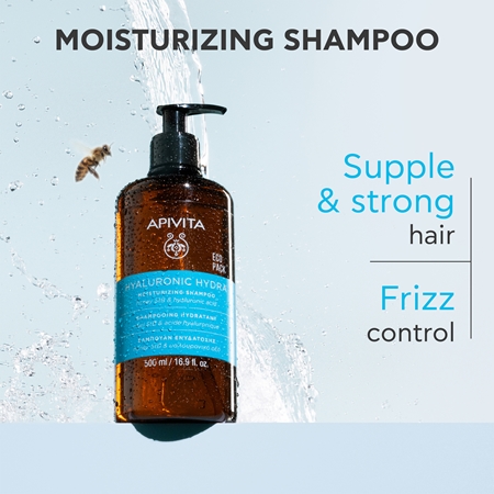 Apivita Hyaluronic Hydra Moisturizing Shampoo Mitrinošs šampūns