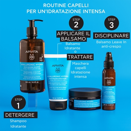 Apivita Hyaluronic Hydra Moisturizing Shampoo shampoo idratante