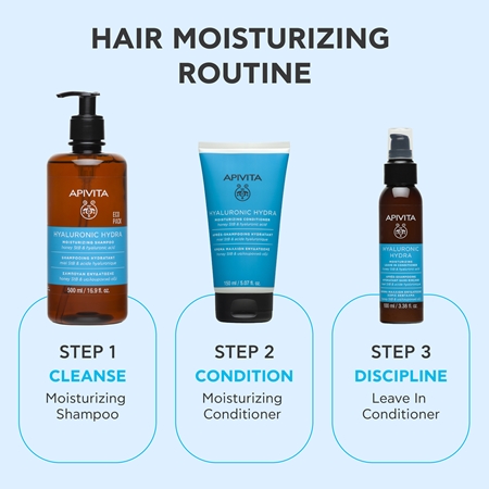 Apivita Hyaluronic Hydra Moisturizing Shampoo Mitrinošs šampūns