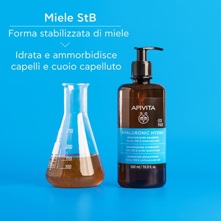 Apivita Hyaluronic Hydra Moisturizing Shampoo shampoo idratante