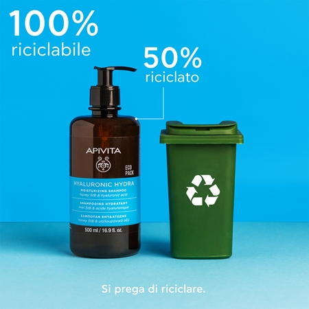 Apivita Hyaluronic Hydra Moisturizing Shampoo shampoo idratante