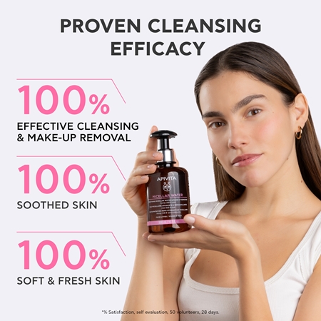 Apivita Cleansing Micellar Water Smooting Micellar Water for face and eyes