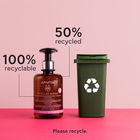 Apivita Cleansing Micellar Water zklidňující micelární voda na obličej a oči