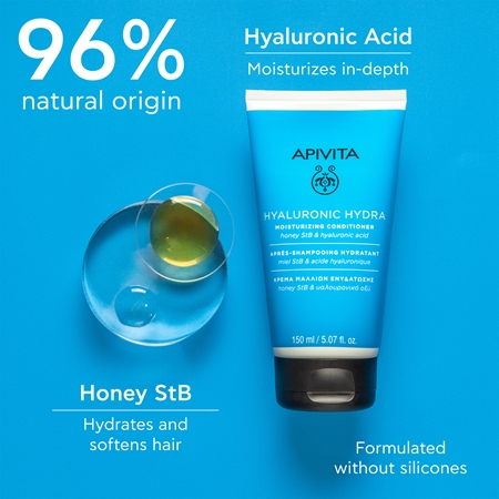 Apivita Hyaluronic Hydra Moisturizing Conditioner hloubkově hydratační kondicionér