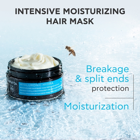 Apivita Hyaluronic Hydra Moisturizing Hair Mask Intense Hydrating Mask for hair