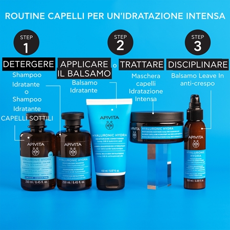 Apivita Hyaluronic Hydra Moisturizing Hair Mask maschera idratante intensiva per capelli