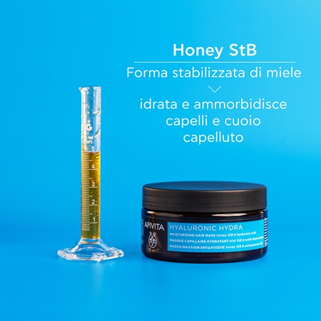 Apivita Hyaluronic Hydra Moisturizing Hair Mask maschera idratante intensiva per capelli