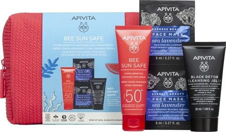 Apivita Bee Sun Safe Hydra Sensitive Gift Set Kinkekomplekt SPF 50+