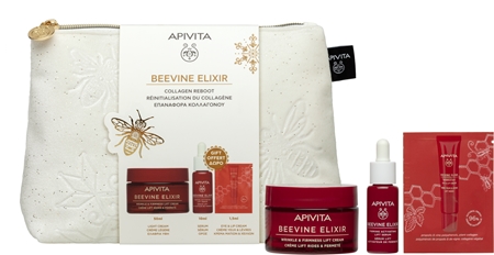Apivita Beevine Elixir Gift Pouch (with Light Cream) Gift Set with firming effect