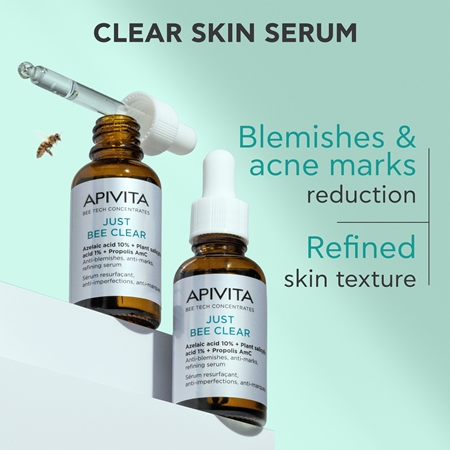 Apivita Just Bee Clear Serum serum for oily and problem skin