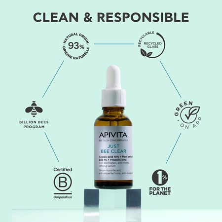 Apivita Just Bee Clear Serum serum for oily and problem skin