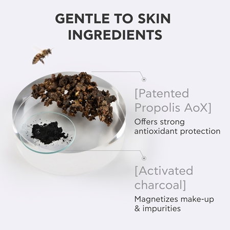 Apivita Cleansing Black Detox Jelly Cleanser Cleansing Gel with activated charcoal