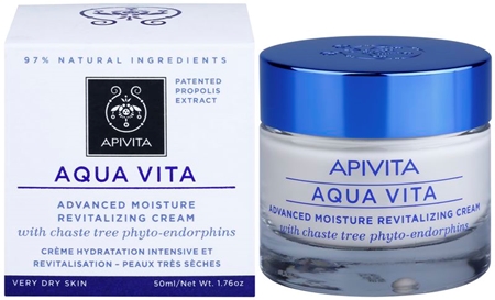 Apivita Aqua Vita crema revitalizante e hidratante intensiva para pieles muy secas