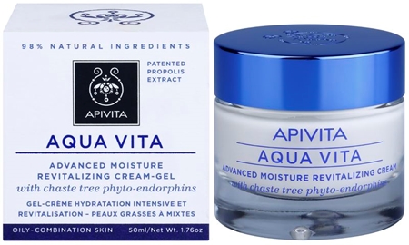 Apivita Aqua Vita crema hidratanata si revitalizanta intensiva pentru ten gras și mixt