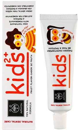 Apivita Natural Dental Care Kids 2+ pasta de dientes para niños