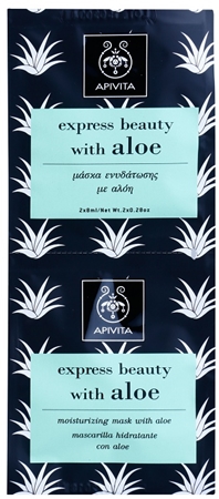 Apivita Express Beauty Aloe mascarilla facial hidratante