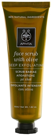 Apivita Express Beauty Exfoliating Face Scrub Olive globinsko čistilni piling za obraz