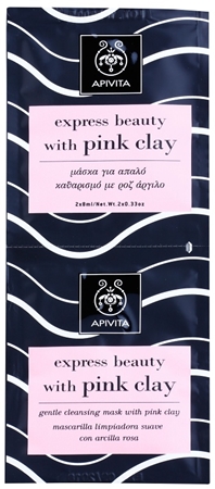 Apivita Express Beauty Pink Clay Gentle Cleansing Mask