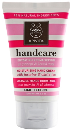 Apivita Hand Care Jasmine & White Tea crème légère hydratante mains
