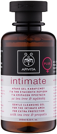 Apivita Intimate Care gel suave para higiene íntima